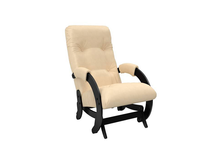 Кресло-качалка глайдер Puffy 89x60 Экокожа Polaris Beige/Венге - Мягкое кресло-качалка со специальным механизмом