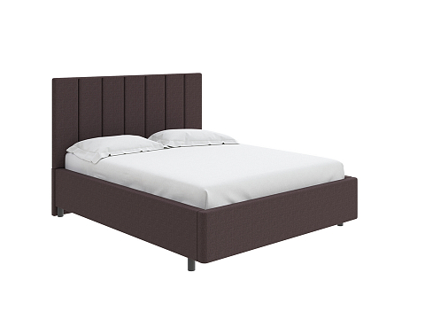 Большая кровать Oktava - Кровать в лаконичном дизайне в обивке из мебельной ткани или экокожи.