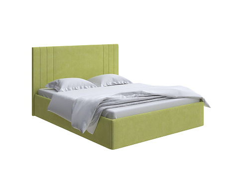 Деревянная кровать Liberty - Аккуратная мягкая кровать в обивке из мебельной ткани