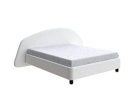 Кровать 140х190 Sten Bro Right - Мягкая кровать с округлым изголовьем на правую сторону