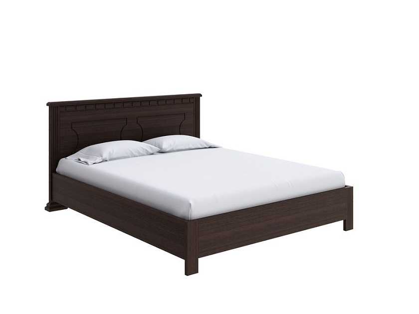 Кровать Milena-М-тахта с подъемным механизмом 140x200 Массив (сосна) Белая эмаль - Кровать в классическом стиле из массива с подъемным механизмом.