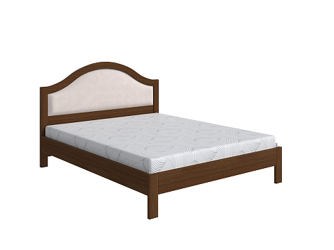 Кровать 80х190 Ontario - Уютная кровать из массива с мягким изголовьем
