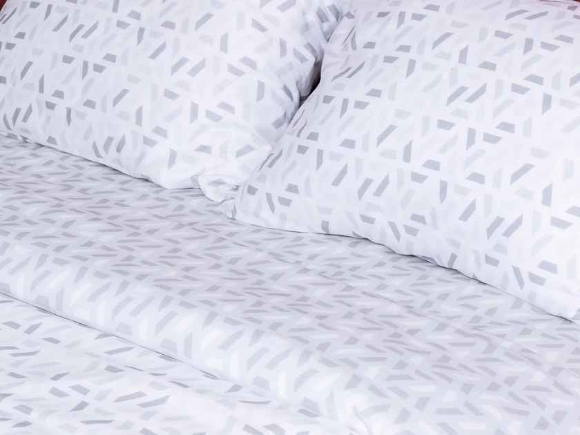 Комплект Hygge 200x220 Ткань: Хлопок Серый - Комплект постельного белья из хлопка. 